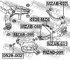 FEBEST MZAB-098 Control Arm-/Trailing Arm Bush